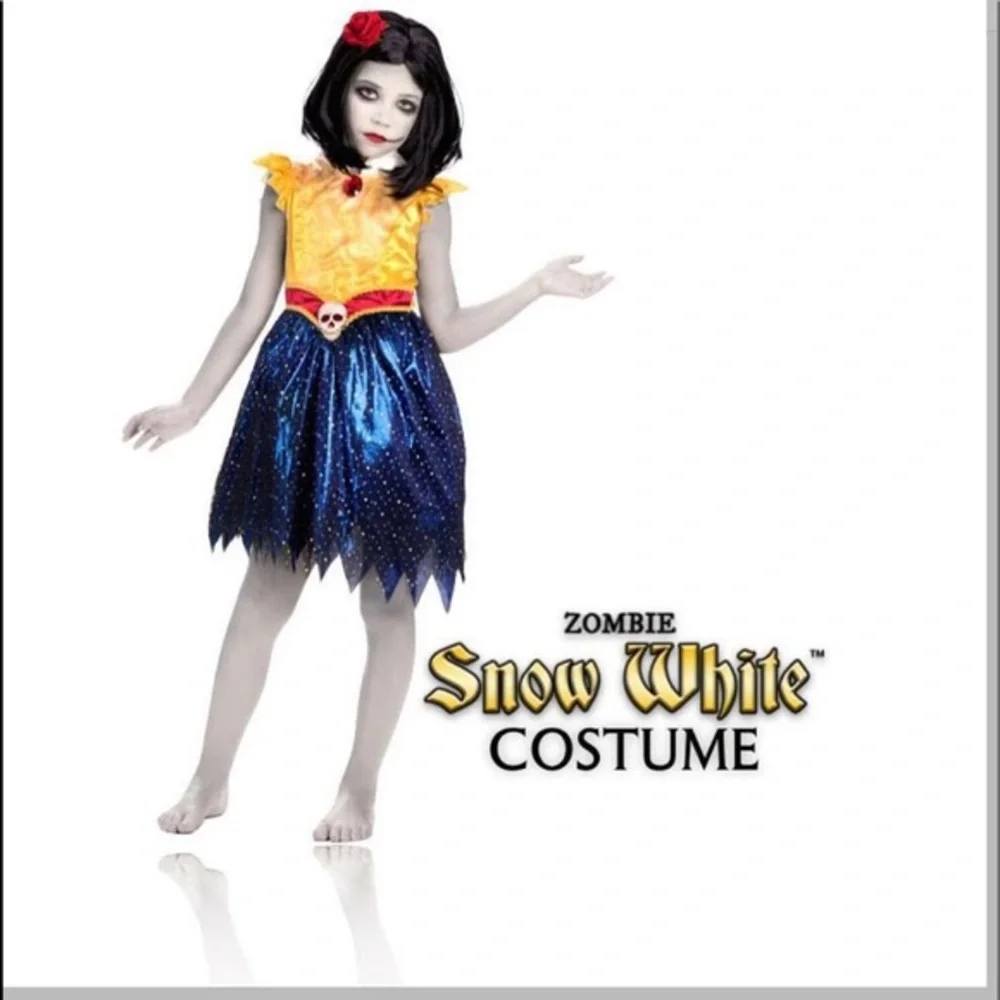 ONCE UPON A ZOMBIE Snow White Princess zombie Halloween costume XS